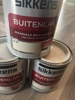Sikkens buitenlak ral hoogglans 9001 nieuw 750 ml ongeopend, Doe-het-zelf en Verbouw, Verf, Beits en Lak, 5 tot 10 liter, Wit