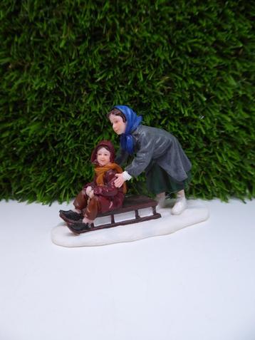 Luville Item --  Mother and child skating - 601588 - retired beschikbaar voor biedingen