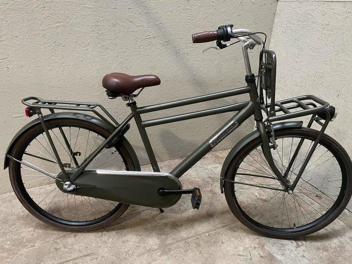 Popal Transportfiets 26 inch - Legergroen, Fietsen en Brommers, Fietsen | Jongens, Zo goed als nieuw, 26 inch of meer, Handrem
