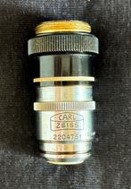Microscoop objectief Carl Zeis 100x  mJ met diafragma ring !, Audio, Tv en Foto, Optische apparatuur | Microscopen, Ophalen of Verzenden