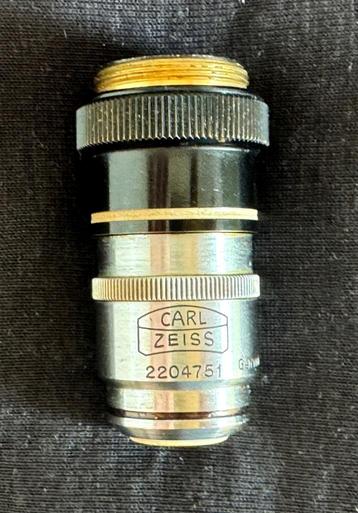 Microscoop objectief Carl Zeis 100x  mJ met diafragma ring ! beschikbaar voor biedingen