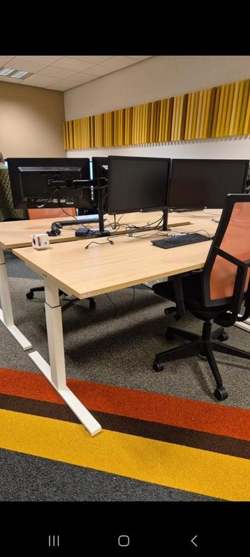 Bureau 160x80 cm 9 stuks beschikbaar 