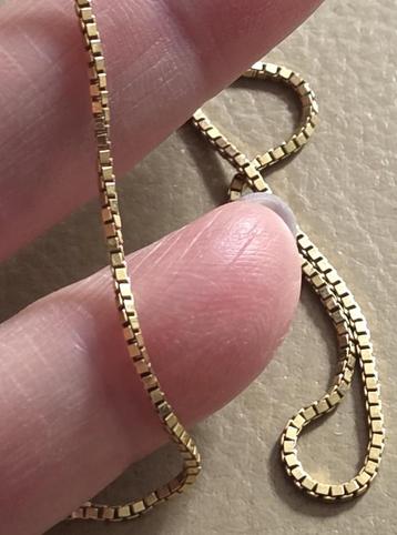 14K / 14 KARAAT gouden (585) ketting VENETIAANSE schakel beschikbaar voor biedingen