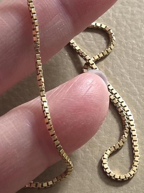 14K / 14 KARAAT gouden (585) ketting VENETIAANSE schakel, Sieraden, Tassen en Uiterlijk, Kettingen, Zo goed als nieuw, Goud, Goud