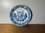 Vintage Delfts Blauw bord met Wapen van Den Haag, Antiek en Kunst, Ophalen of Verzenden