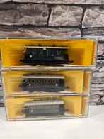 3x minitrix wagon rijtuig N spoor trein 1:160, Gelijkstroom, Trix, Wagon, Ophalen of Verzenden