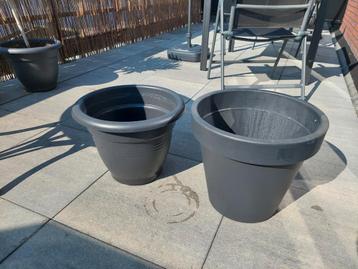 2 bloempotten (groot) beschikbaar voor biedingen