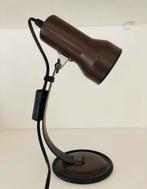 Vrieland 70s vintage design bureaulamp bruin/zwart, 70s, Onbekend, Ophalen of Verzenden, Onbekend