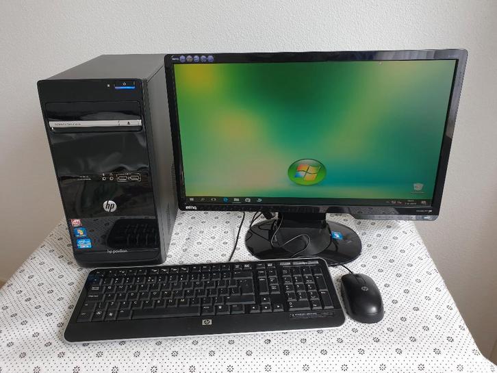 HP i5 Mooie Mini Tower HP Pro Incl Lcd Wind 11 Koopje, Computers en Software, Desktop Pc's, 4 Ghz of meer, SSD, Ophalen of Verzenden