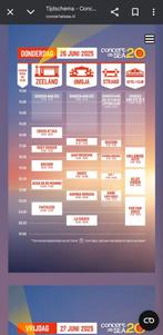 Concert at sea 26 juni, Drie personen of meer, Juni