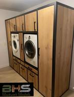 Wasmachinekast Wageningen - volledig op maat en naar wens!, BHS Maatwerk Meubels, Info@bhs-maatwerkmeubels.nl, 200 cm of meer
