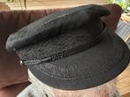 Stijlvolle zwarte pet, Ophalen of Verzenden, Zo goed als nieuw, One size fits all, Pet