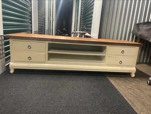 Landelijk/brocant tv meubel, Huis en Inrichting, Kasten | Televisiemeubels, Gebruikt, Minder dan 100 cm, 150 tot 200 cm, 25 tot 50 cm