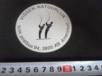 sticker hengelsport vissen natuurlijk NVH amersfoort, Ophalen, Zo goed als nieuw