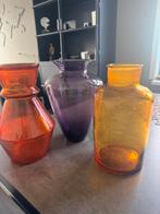 Glazen vazen, Huis en Inrichting, Ophalen, Overige kleuren, Minder dan 50 cm, Glas