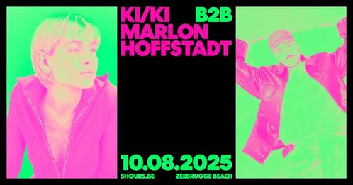 2 Tickets KI/KI B2B Marlon Hoffstadt 5 Hours On The Beach, Tickets en Kaartjes, Evenementen en Festivals, Twee personen