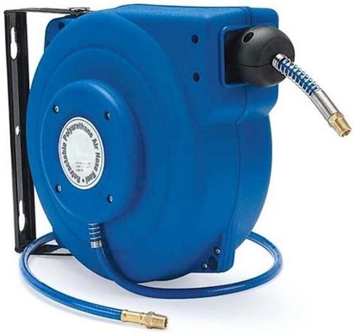 Lucht Slanghaspel 15mtr. Automatisch  Kunststof behuizing, Doe-het-zelf en Verbouw, Compressors, Nieuw, 10 bar of meer, 25 tot 100 liter