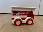 Lego Duplo 123 Brandweerwagen, Ophalen of Verzenden, Zo goed als nieuw, Complete set, Duplo