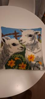 Vintage kussen, Ophalen of Verzenden, Vierkant