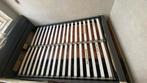 Grijs tweepersoons bed, Ophalen, Overige materialen, Gebruikt, Tweepersoons
