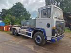 SCANIA 141 V 8 .CONTAINER SYSTEEM., Auto's, Scania, Bedrijf, Zilver of Grijs, Te koop