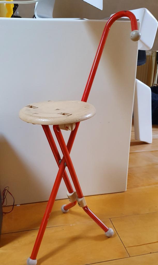 'Ulisse' kruk/wandelstok ontwerp Ivan Loss - jaren 80, Antiek en Kunst, Kunst | Designobjecten, Ophalen