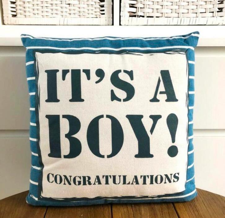 Riverdale Kussen - Blauw/Wit boy , jongen, Huis en Inrichting, Woonaccessoires | Kussens, Zo goed als nieuw, Blauw, Vierkant, Ophalen of Verzenden