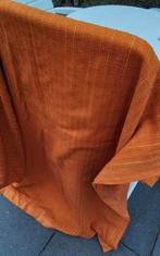 💐VINTAGE ORANJE GORDIJN JAREN 70, Huis en Inrichting, Stoffering | Gordijnen en Lamellen, Ophalen of Verzenden, Zo goed als nieuw