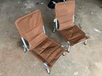 2x Camping klapstoel lage uitvoering, Caravans en Kamperen, Ophalen, Gebruikt, Campingstoel