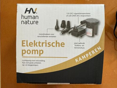 compacte elektrische luchtpomp voor luchtbed e.d. nieuw, Caravans en Kamperen, Luchtpompen, Nieuw, Ophalen of Verzenden