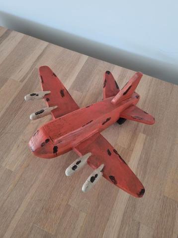 Loods 5 handgemaakte massief houten Vliegtuig. beschikbaar voor biedingen