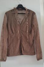 Taupe Expresso Blouse Mt XL -, Ophalen of Verzenden, Zo goed als nieuw, Maat 46/48 (XL) of groter