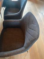 Z.g.a.n 1x Eetkamerstoel PURHUS grijs/zwart, Huis en Inrichting, Stoelen, Ophalen, Zo goed als nieuw, Metaal, Eén