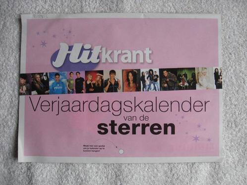 Hitkrant jaarkalenders 2008 + 2009 (met alle star birthdays), Verzamelen, Muziek, Artiesten en Beroemdheden, Gebruikt, Poster, Artwork of Schilderij