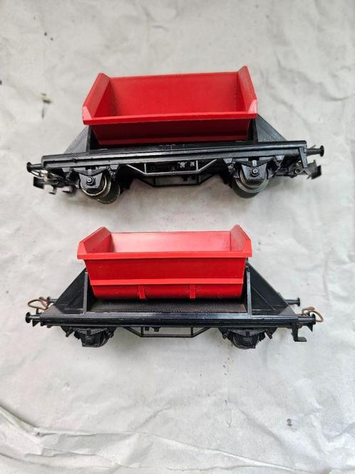 Modeltrein Ho spoor, Marklin kiepwagons 2x zgan, Hobby en Vrije tijd, Modeltreinen | H0, Zo goed als nieuw, Wagon, Gelijkstroom of Wisselstroom