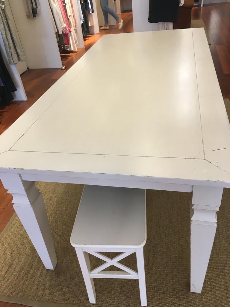 Riviera Maison Eettafel - 200x90 cm - Demontabel, Huis en Inrichting, Ophalen, Gebruikt, 200 cm of meer, 50 tot 100 cm