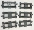LEGO Duplo rechte rails 6x grijs treinspoor origineel set, Postbus 64461, Brunssum, Nederland, Verzenden, Kenduseditemsinfo@gmail.com