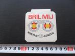 sticker BRIL MIJ Kontakt Lenzen    wit, Ophalen, Zo goed als nieuw, Bedrijf of Vereniging