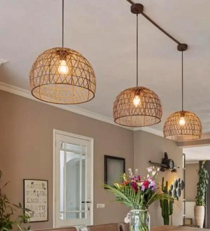 4 stijlvolle hanglampen, Huis en Inrichting, Lampen | Hanglampen, Zo goed als nieuw, Minder dan 50 cm, Ophalen