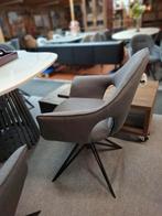 5 Nieuwe Armleuning stoelen, Draaibaar, Antraciet met greep, Ophalen, Nieuw, Metaal, Grijs