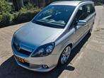 Zeer mooie en goeie opel zafira b opc apk tot oktober 2026., Auto's, Opel, Zwart, Leder, Particulier, Zilver of Grijs