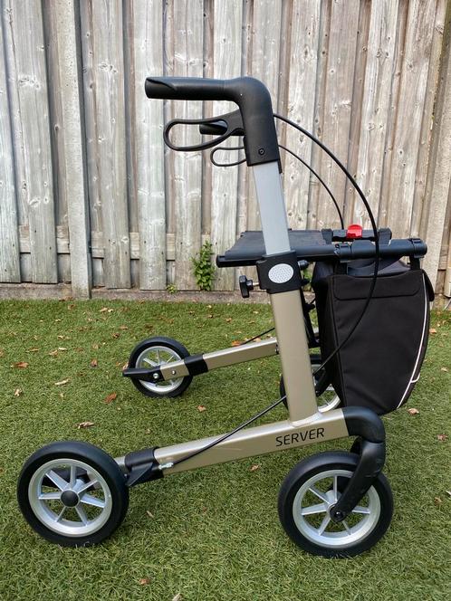 Rehasense Server Comfort M - rollator met tas - Topstaat!, Diversen, Rollators, Zo goed als nieuw, Lichtgewicht, Opvouwbaar, Ophalen
