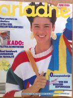Ariadne juni nr. 6 / 1988, Verzenden, Zo goed als nieuw, Breien of Haken, Patroon of Boek