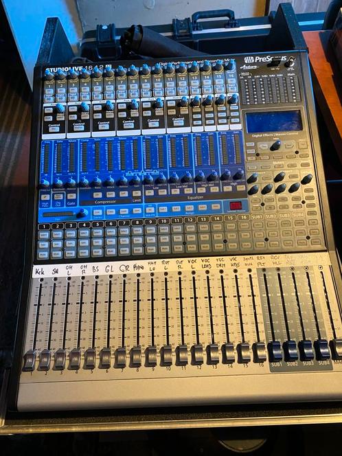 Complete PA set en Presonus 16.4.2 AI mengtafel, Muziek en Instrumenten, Mengpanelen, Gebruikt, 10 tot 20 kanalen, Ophalen