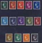 Postfris, Koningin Wilhelmina 1940-1947 NVPH 332/345, Postzegels en Munten, Verzenden, T/m 1940, Postfris