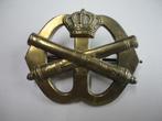 oud model baretembleem Veldartillerie, Ophalen of Verzenden, Landmacht, Nederland, Embleem of Badge