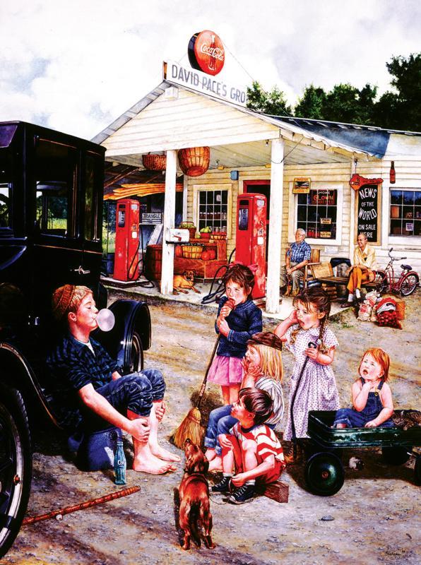 SunsOut - Blowing Bubbles - 1000 stukjes, Hobby en Vrije tijd, Denksport en Puzzels, Nieuw, Legpuzzel, 500 t/m 1500 stukjes, Ophalen of Verzenden