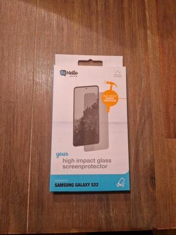 Be Hello screenprotector glass Samsung Galaxy S22 / Odido beschikbaar voor biedingen