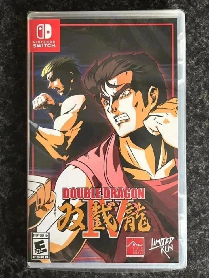 Double Dragon 4 IV Nintendo Switch Limited Run 107 Sealed, Spelcomputers en Games, Games | Nintendo Switch, Nieuw, Vechten, 1 speler