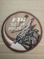 F-16 BONZO patch, Verzamelen, Luchtvaart en Vliegtuigspotten, Verzenden, Zo goed als nieuw, Patch, Badge of Embleem
